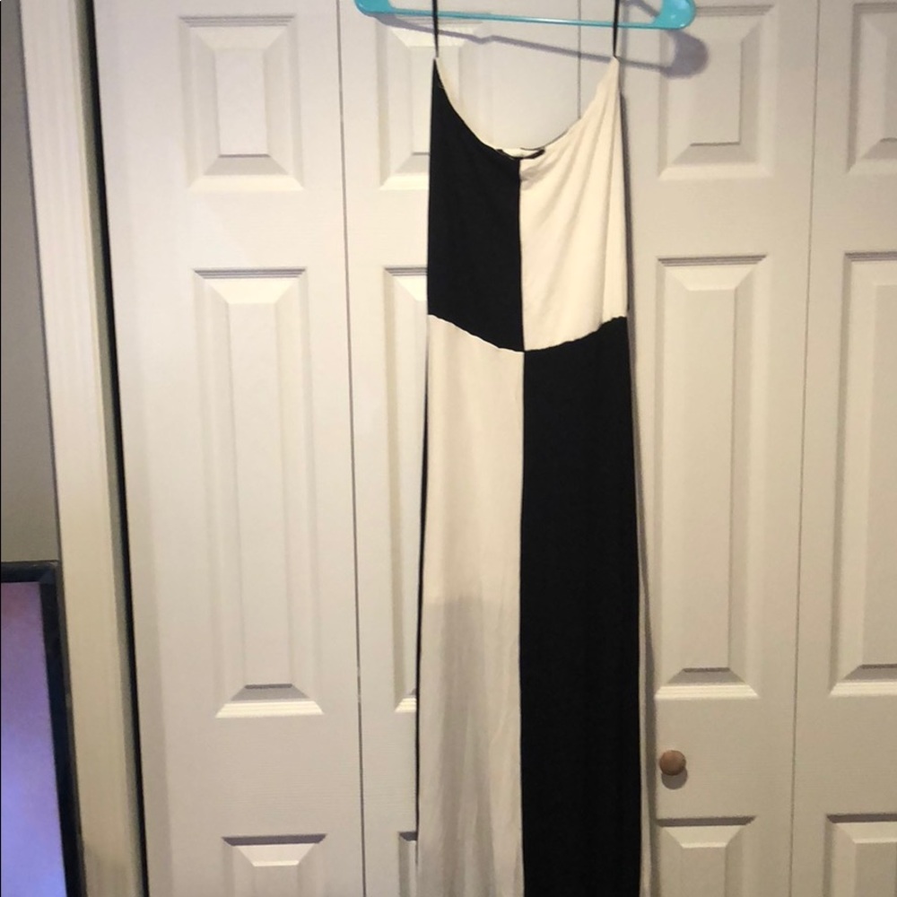 Strapless maxi dress